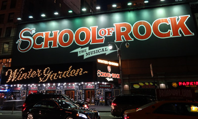 Jack Black Sees School of Rock on Broadway